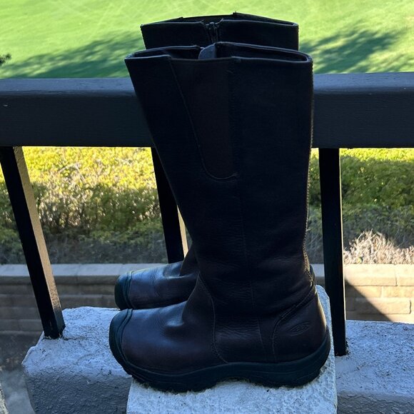 Keen Silverton Boots ~ 7 ~ Waterproof / Insulated ~ Java Brown Leather - Picture 4 of 10